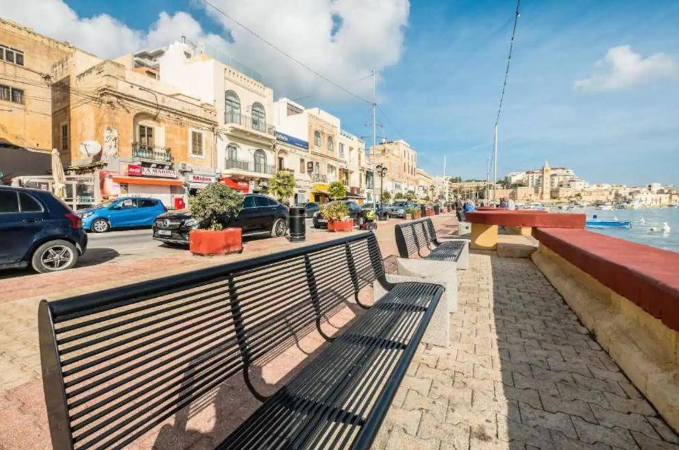 Sea View 2 Bedroom Apartment Marsaskala Buitenkant foto