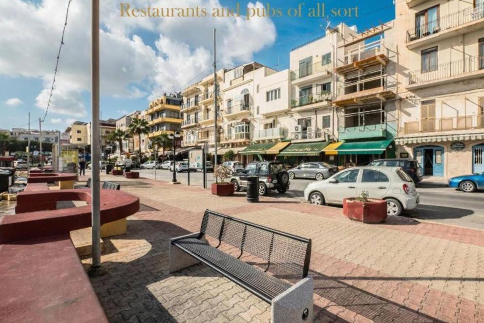 Sea View 2 Bedroom Apartment Marsaskala Buitenkant foto