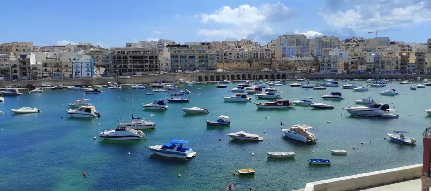 Sea View 2 Bedroom Apartment Marsaskala Buitenkant foto